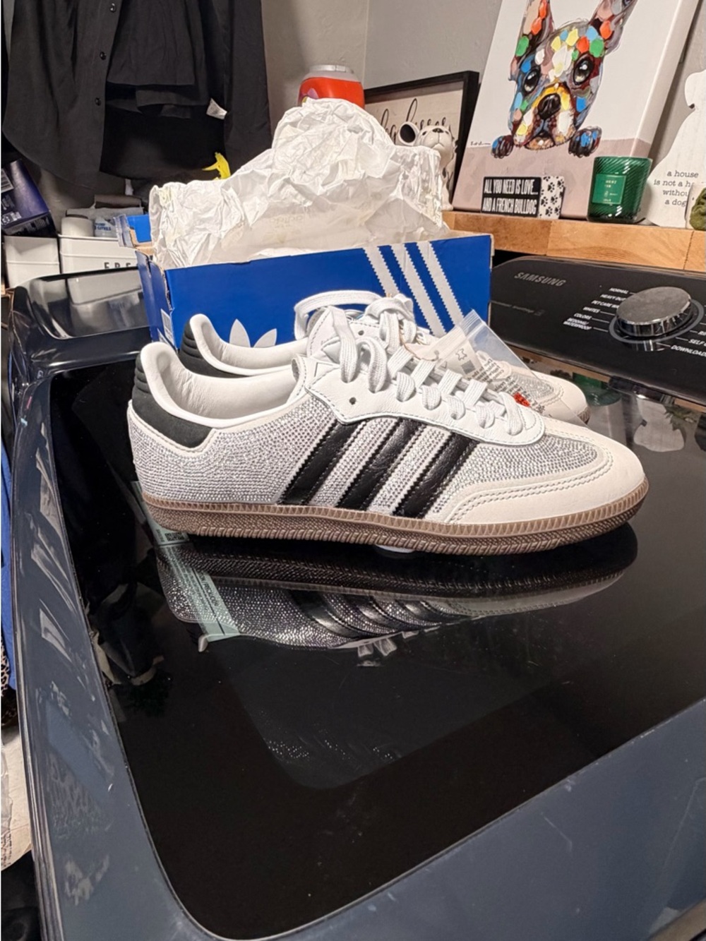 Adidas Samba Rhinestone- The "it" shoe for HS, Together, Together tour. 🪩